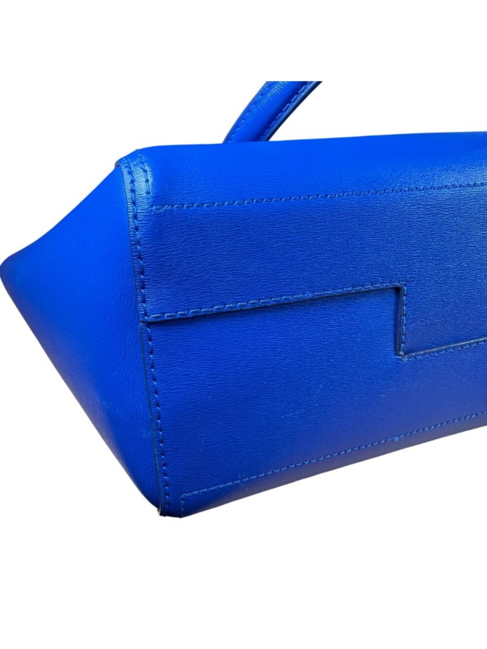 Tory Burch Blue Leather Parker Tote Shoulder Bag - Picture 4 of 10